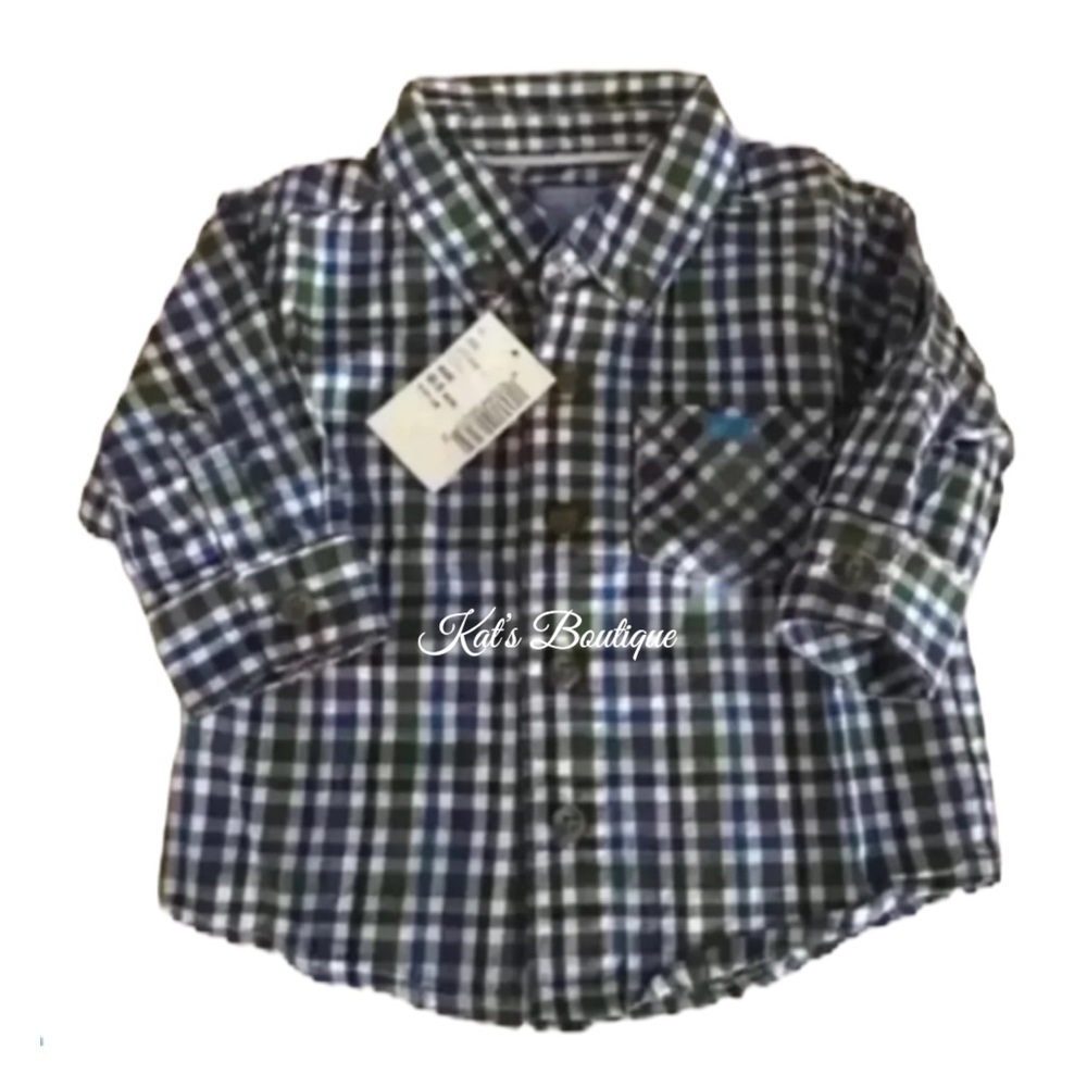 (NWT) The Children’s Place Button Down Top, 0-3 Months